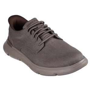 Skechers Mens Garza Clive Slip-In Sneakers / Dark Taupe